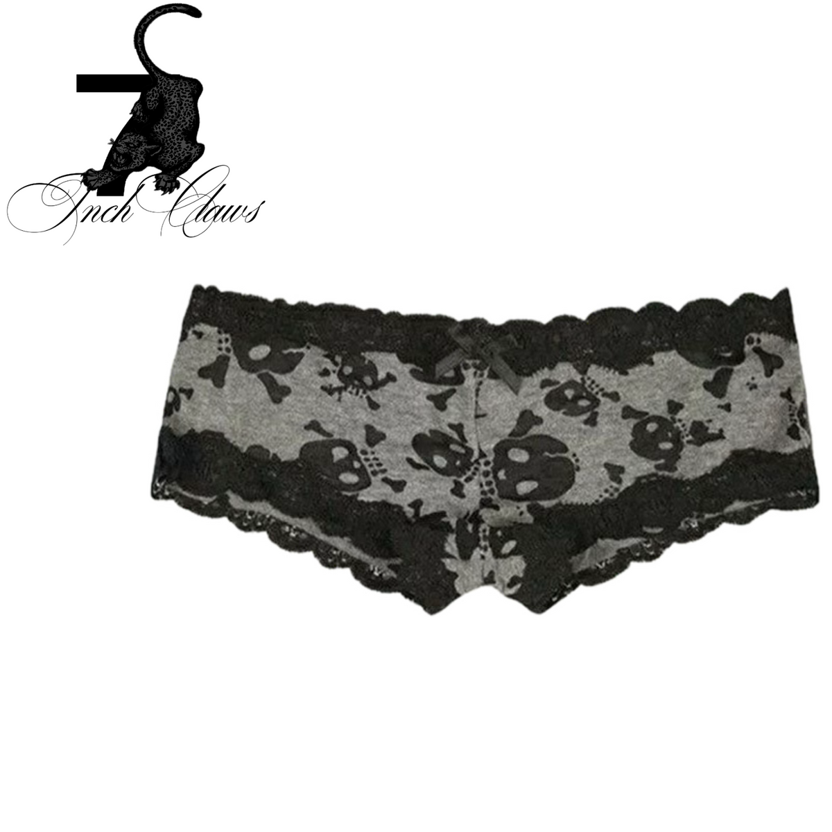 LACE LOW-RISE SHORTS