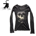 FADED SKULL LONG-SLEEVE