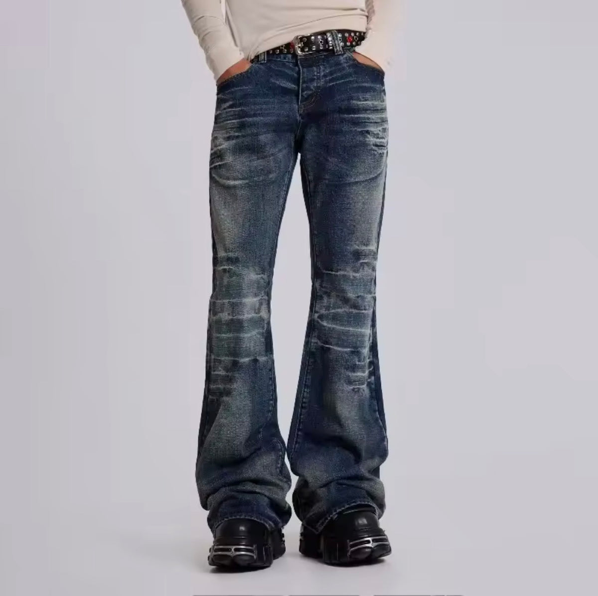 BLUE FADED DENIM