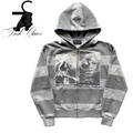 PUNK PATCH WORK ZIP-UP
